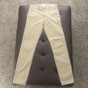 H&M khaki pants. Skinny fit.